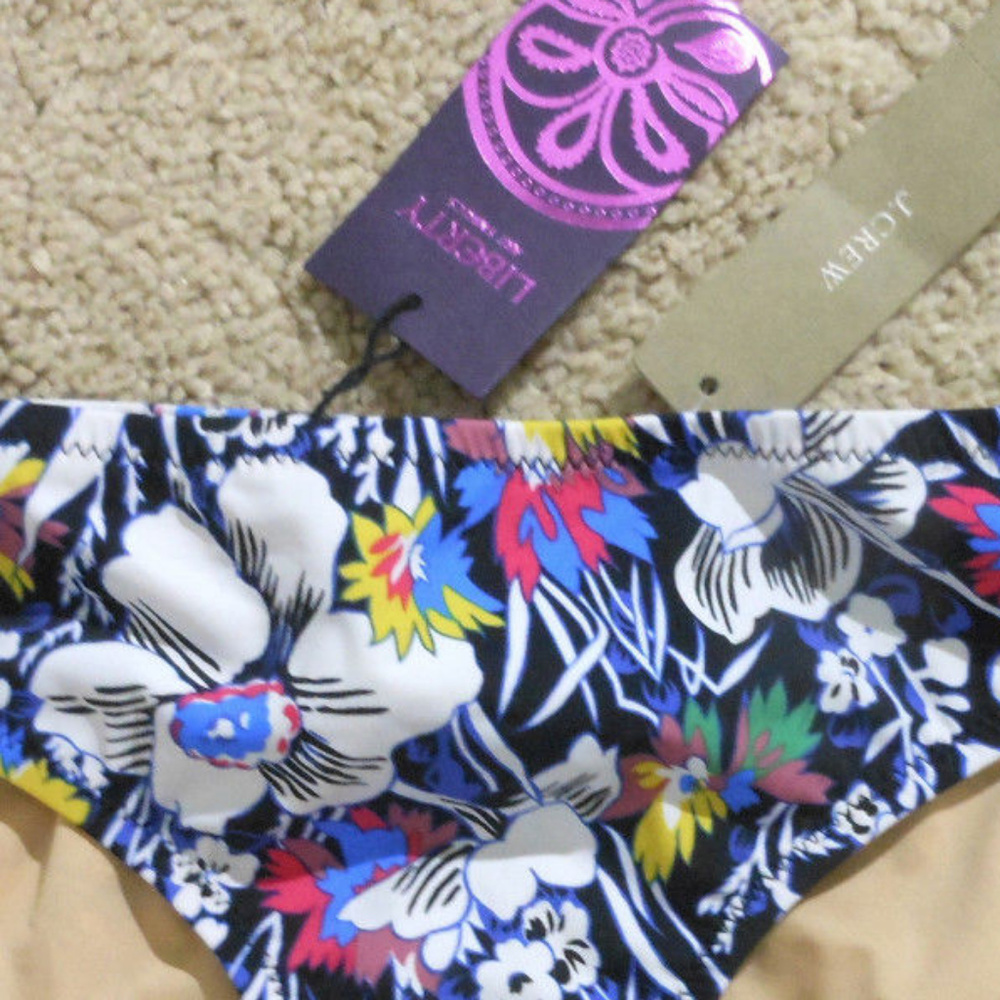 J CREW Hipster Bottom in Liberty Floral S&M NWT - Picture 5 of 5